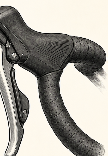 Rider-right integrated road brake and shift lever